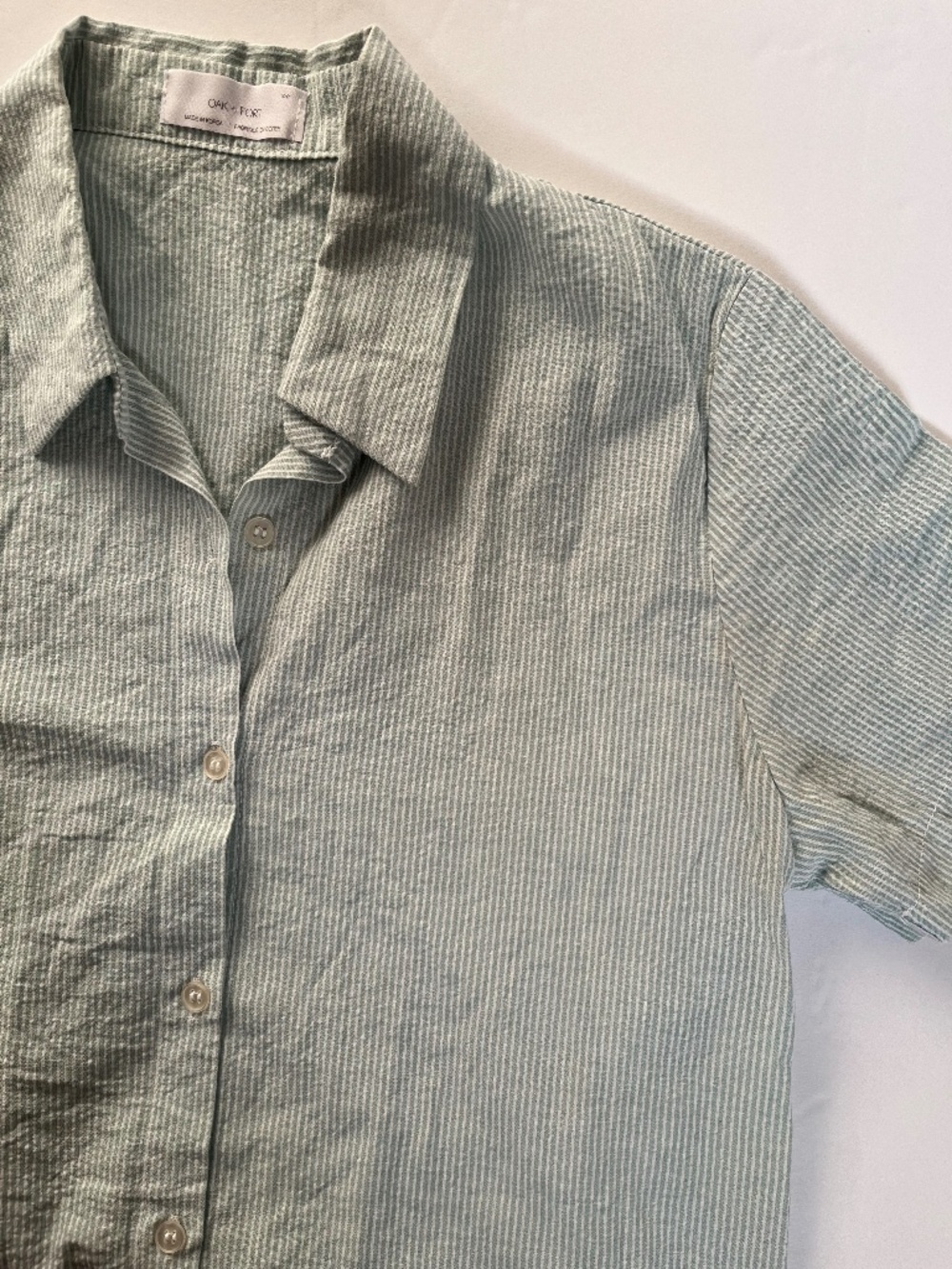 Oak + Fort short sleeve button up